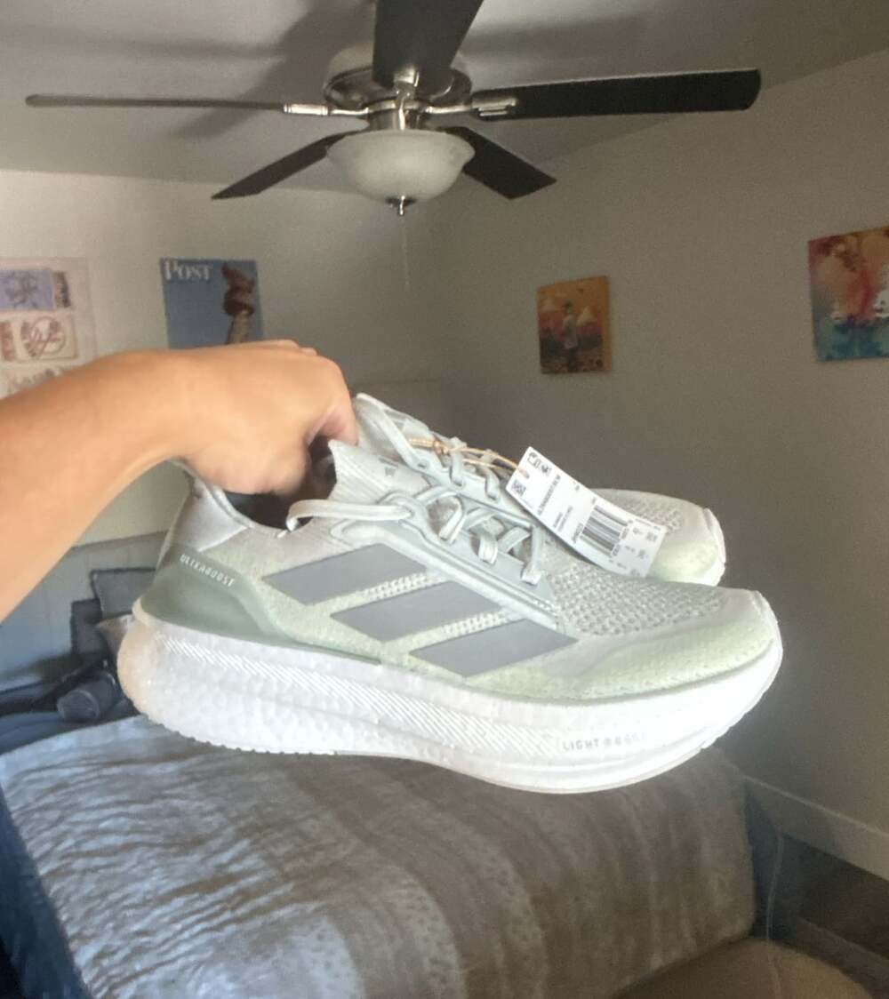 Adidas Ultraboost 5X W Size 9.5 Wonder Silver Running Shoes Gray